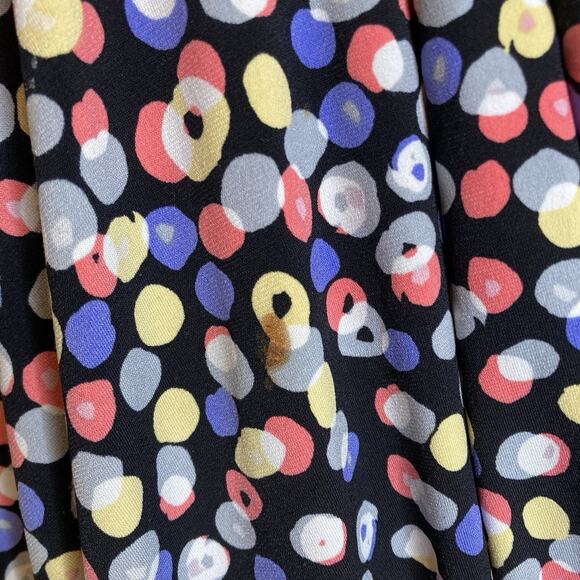 Vince Camuto Women's Confetti Dot Wrap Blouse Size 2X Career Office Professional - Picture 9 of 11